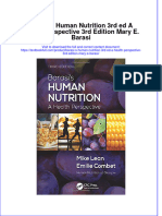 Textbook Barasi S Human Nutrition 3Rd Ed A Health Perspective 3Rd Edition Mary E Barasi Ebook All Chapter PDF
