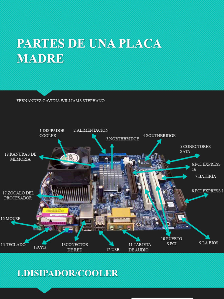 Partes de la Placa Base: Northbridge y Southbridge | PDF | Arranque ...