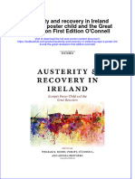 Download textbook Austerity And Recovery In Ireland Europe S Poster Child And The Great Recession First Edition Oconnell ebook all chapter pdf 