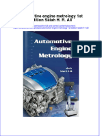 Textbook Automotive Engine Metrology 1St Edition Salah H R Ali Ebook All Chapter PDF