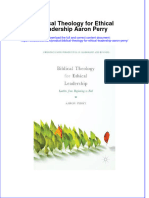 Download textbook Biblical Theology For Ethical Leadership Aaron Perry ebook all chapter pdf 