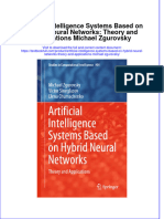 Full Chapter Artificial Intelligence Systems Based On Hybrid Neural Networks Theory and Applications Michael Zgurovsky PDF