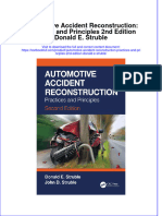 PDF Automotive Accident Reconstruction Practices and Principles 2Nd Edition Donald E Struble Ebook Full Chapter