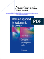 Textbook Bedside Approach To Autonomic Disorders A Clinical Tutor 1St Edition Walter Struhal Ebook All Chapter PDF