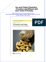 Download textbook B Vitamins And Folate Chemistry Analysis Function And Effects 2Nd Edition Victor R Preedy ebook all chapter pdf 