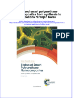Download textbook Biobased Smart Polyurethane Nanocomposites From Synthesis To Applications Niranjan Karak ebook all chapter pdf 