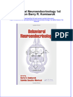 Textbook Behavioral Neuroendocrinology 1St Edition Barry R Komisaruk Ebook All Chapter PDF