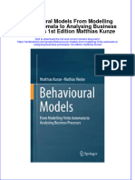 Full Chapter Behavioural Models From Modelling Finite Automata To Analysing Business Processes 1St Edition Matthias Kunze PDF
