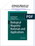 Download textbook Biological Magnetic Materials And Applications Tadashi Matsunaga ebook all chapter pdf 