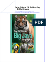Download pdf Big Java Early Objects 7Th Edition Cay S Horstmann ebook full chapter 
