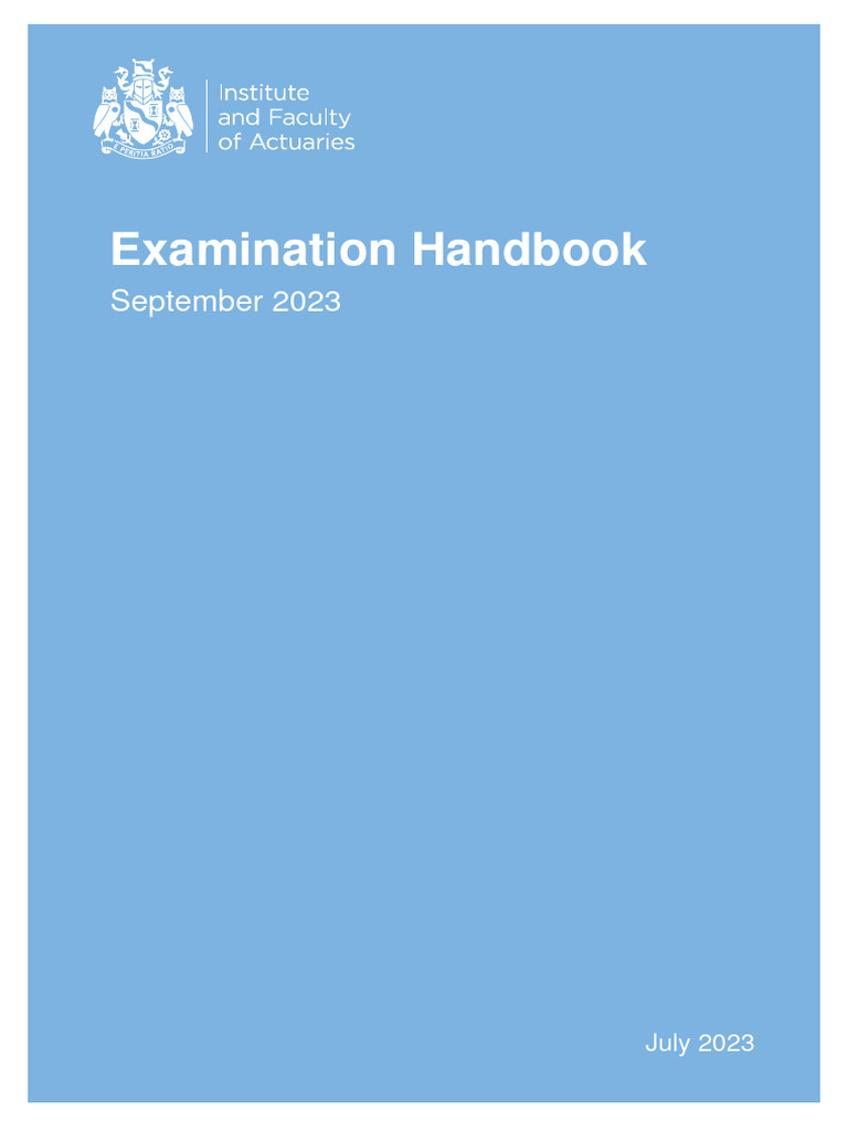 Examination Handbook 01 September 2023 | PDF | Microsoft Excel ...