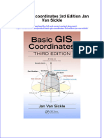 Download textbook Basic Gis Coordinates 3Rd Edition Jan Van Sickle ebook all chapter pdf 