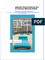 Download textbook Basic Management Accounting For The Hospitality Industry Michael Chibili ebook all chapter pdf 