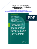 PDF Biodiversity and Education For Sustainable Development 1St Edition Paula Castro Ebook Full Chapter