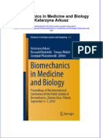Download textbook Biomechanics In Medicine And Biology Katarzyna Arkusz ebook all chapter pdf 