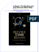 Textbook Before Time Began The Big Bang and The Emerging Universe Helmut Satz Ebook All Chapter PDF