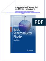 Download textbook Basic Semiconductor Physics 3Rd Edition Chihiro Hamaguchi ebook all chapter pdf 