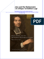 Textbook Bayle Jurieu and The Dictionnaire Historique Et Critique 1St Edition Lugt Ebook All Chapter PDF