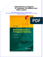 Download textbook Biotransformations In Organic Chemistry A Textbook 7Th Edition Kurt Faber Auth ebook all chapter pdf 