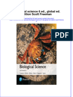 PDF Biological Science 6 Ed Global Ed Edition Scott Freeman Ebook Full Chapter
