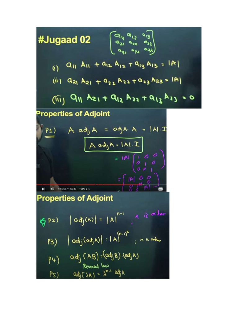 Matrices notes pdf pdf
