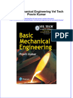 Download pdf Basic Mechanical Engineering Vel Tech Pravin Kumar ebook full chapter 