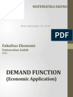 Wiwin Setianingsih - Matematika Ekonomi - Demand Function