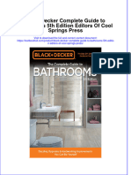 Textbook Black Decker Complete Guide To Bathrooms 5Th Edition Editors of Cool Springs Press Ebook All Chapter PDF