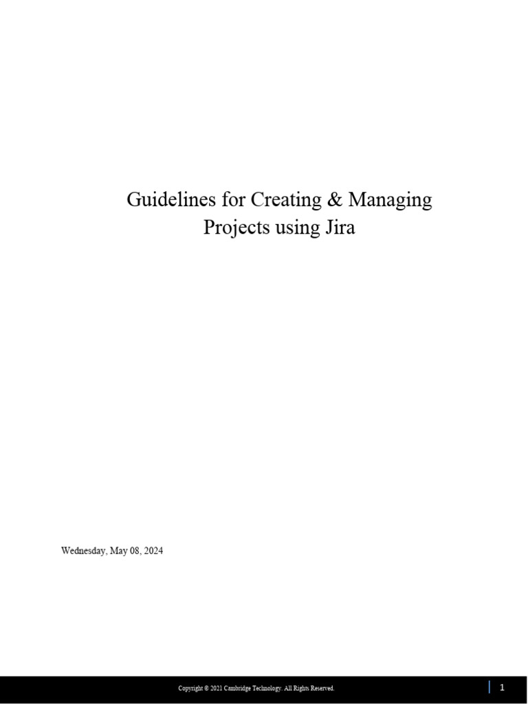 Scrum Template Guide - Using-Jira | PDF | Scrum (Software Development ...