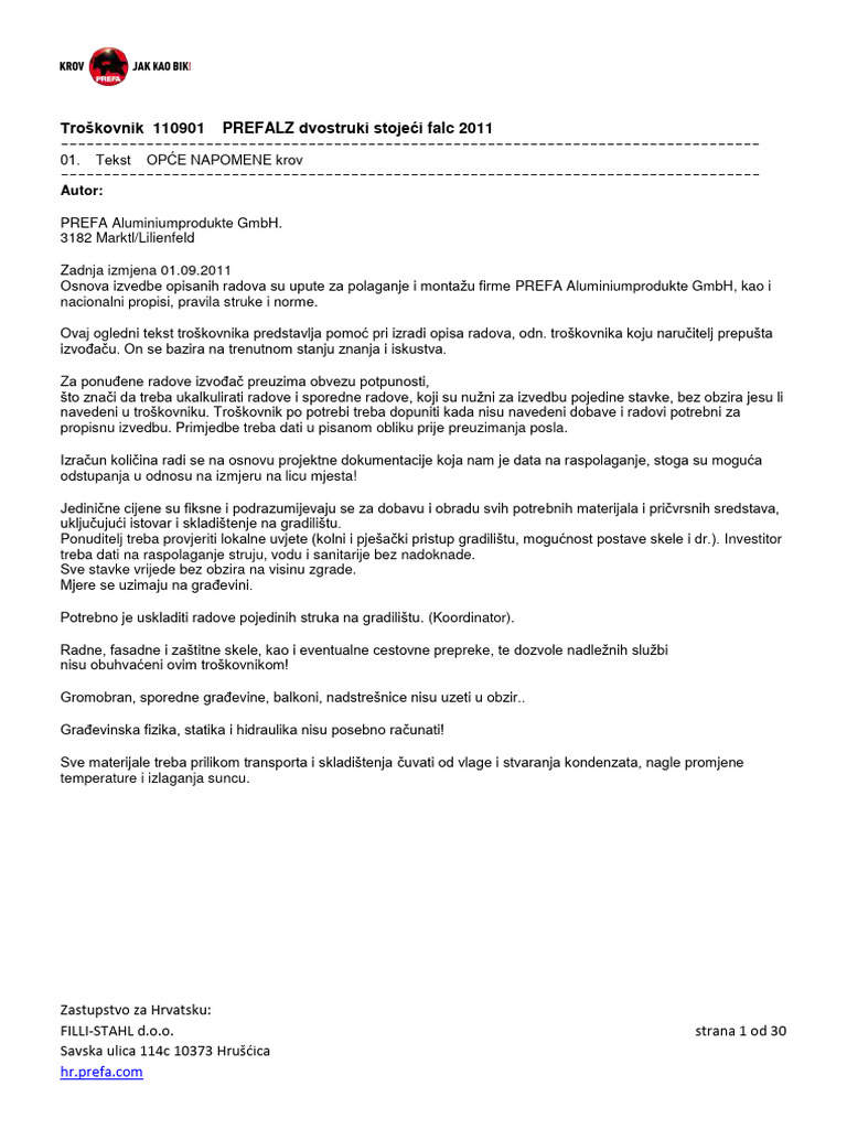 K PREFALZ 2011 | PDF