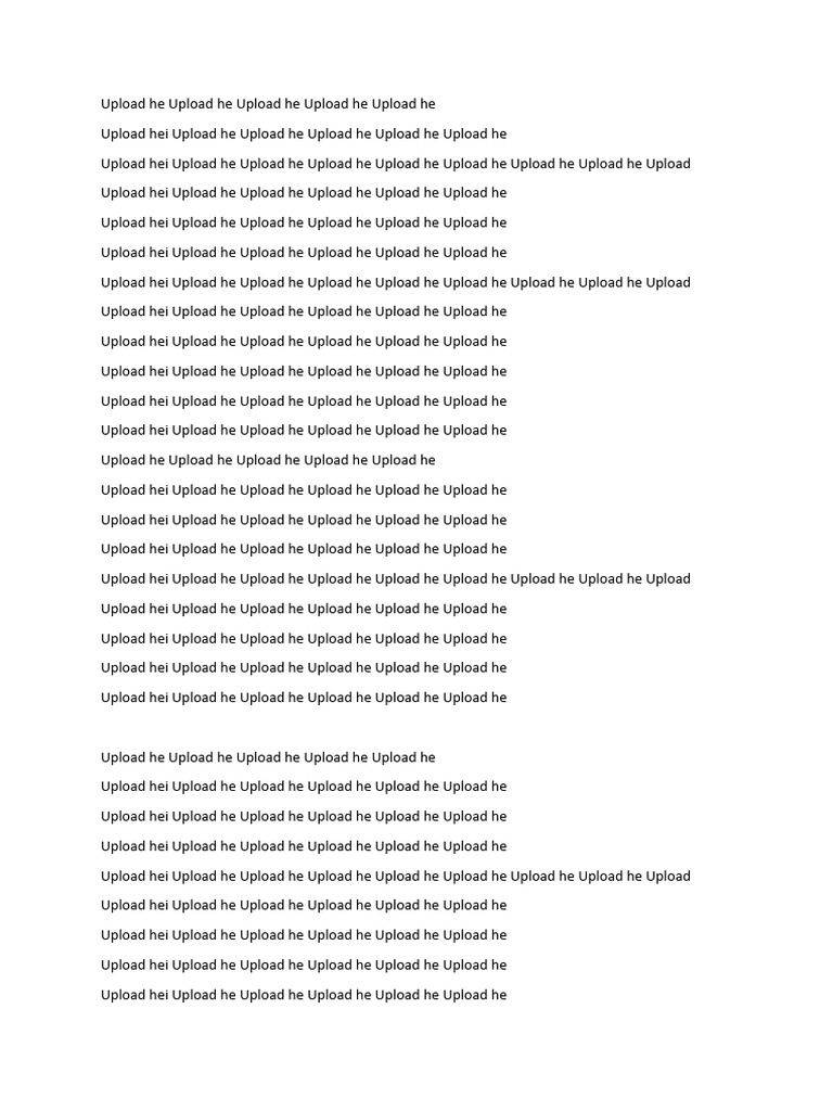 Repeated Upload Instructions Document | PDF | Language Arts ...