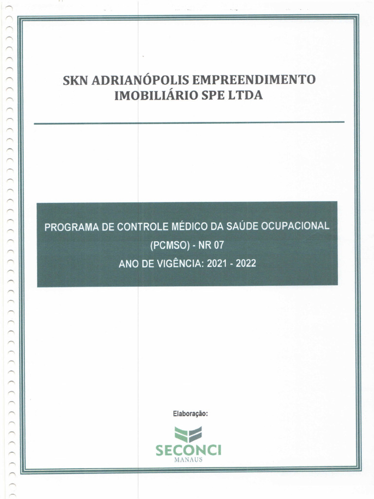 Pcmso Skn Adrianopolis 2021 2022 Pdf