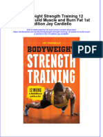 Textbook Bodyweight Strength Training 12 Weeks To Build Muscle and Burn Fat 1St Edition Jay Cardiello Ebook All Chapter PDF