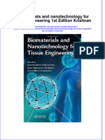 Download textbook Biomaterials And Nanotechnology For Tissue Engineering 1St Edition Krishnan ebook all chapter pdf 