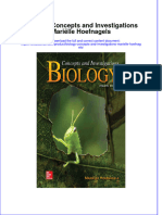Textbook Biology Concepts and Investigations Marielle Hoefnagels Ebook All Chapter PDF