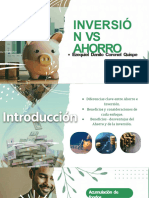 Inversión Vs Ahorro