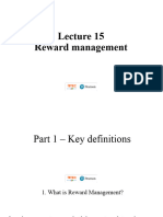 Lecture 15 - Reward Management (Part 1)