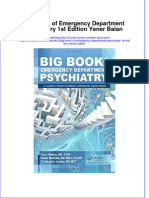 Download textbook Big Book Of Emergency Department Psychiatry 1St Edition Yener Balan ebook all chapter pdf 