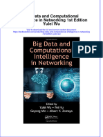 Textbook Big Data and Computational Intelligence in Networking 1St Edition Yulei Wu Ebook All Chapter PDF