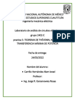 Practica 5-Teorema de Thévenin, Norton y Transferencia Máxima de Potencia