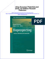 Download textbook Bioprospecting Success Potential And Constraints 1St Edition Russell Paterson ebook all chapter pdf 