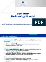SSM SREP Methodology Booklet
