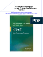Download textbook Brexit History Reasoning And Perspectives 1St Edition David Ramiro Troitino ebook all chapter pdf 