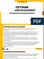 Topic 4 - Information Management and Approach