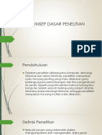 Langkah Dasar Penelitian