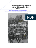 Download textbook British Humanitarian Activity In Russia 1890 1923 1St Edition Luke Kelly Auth ebook all chapter pdf 
