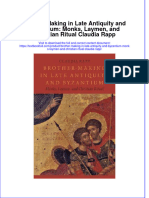 Download textbook Brother Making In Late Antiquity And Byzantium Monks Laymen And Christian Ritual Claudia Rapp ebook all chapter pdf 