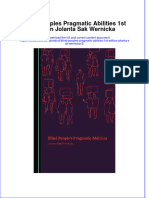 Full Chapter Blind Peoples Pragmatic Abilities 1St Edition Jolanta Sak Wernicka 2 PDF