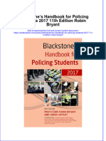 Download textbook Blackstones Handbook For Policing Students 2017 11Th Edition Robin Bryant ebook all chapter pdf 
