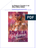 Download pdf Bohemian Patience Traveler 3 1St Edition Misty Walker ebook full chapter 